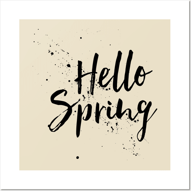 Hello Spring Wall Art by MartinAes